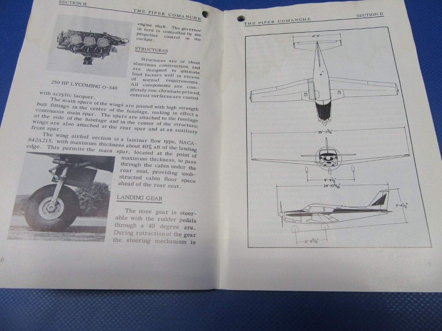 Piper PA-28 and PA-24 Original Owner's Handbook Lot Set of 4 (0124-30)