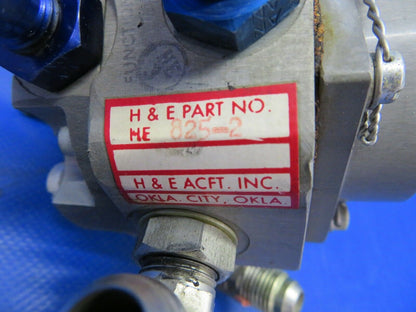 Beech Baron 95-A55 H & E ACFT Fuel Selector Valve LH HE 825-2 (0420-54)