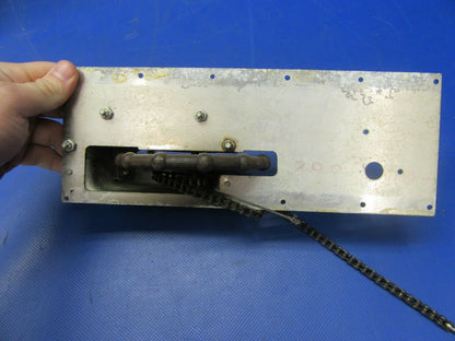 Cessna 172C Wheel Elevator Tab Control  w/ Cover & Bracket 0510127 (0821-590)