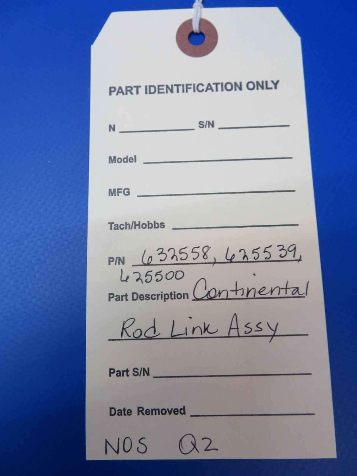 Continental Rod Link Plunger P/N 632558 NOS (1022-401)