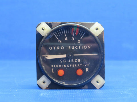 Airborne Gyro Suction Indicator P/N 1G5-4 (0124-1177)
