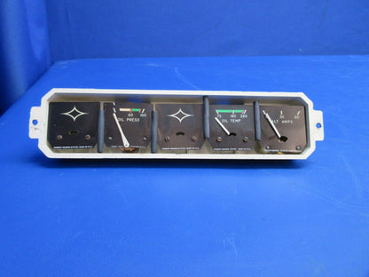 Piper PA-28R-180 Stewart Warner LH Cluster Gauge Assy P/N 95241-02 (1023-793)