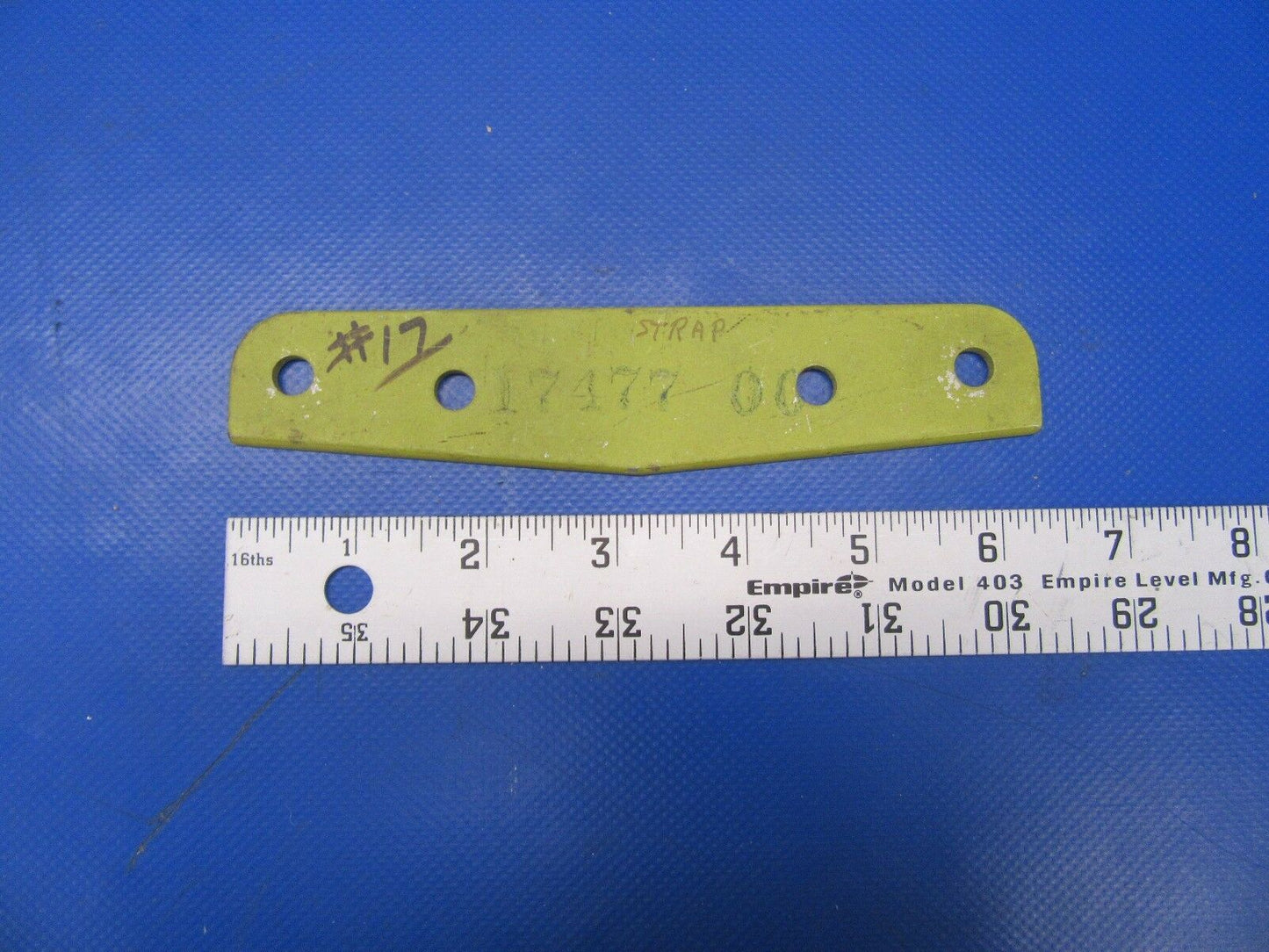 Piper PA-30 Twin Comanche LWR Rear Strap P/N 17477-00 NOS (0617-147)