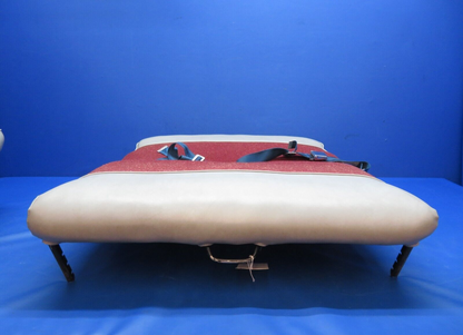 Early Cessna 172 Rear Bench Seat Assy w/ Seat belts P/N 0500103-74 (0823-459)