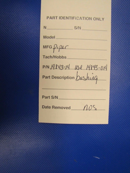 Piper Bushing P/N 14843-14 NOS LOT OF 6 (0417-158)
