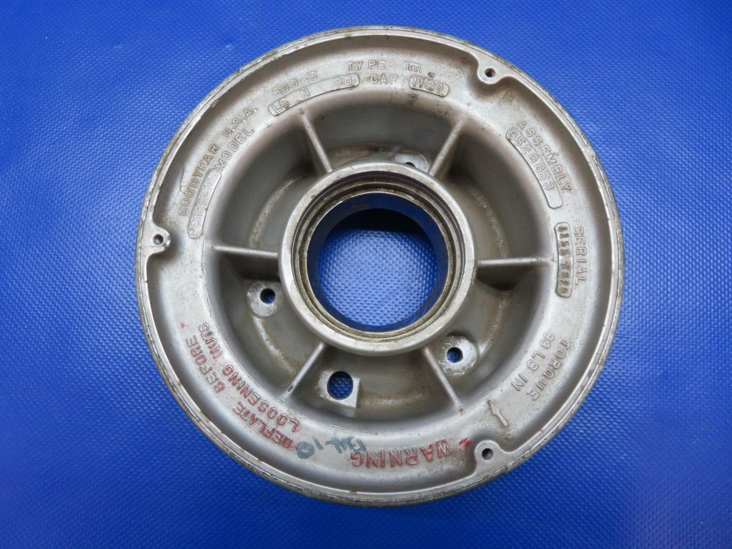 Goodyear 5.00-5 Wheel Half P/N 9530355 (1223-1417)