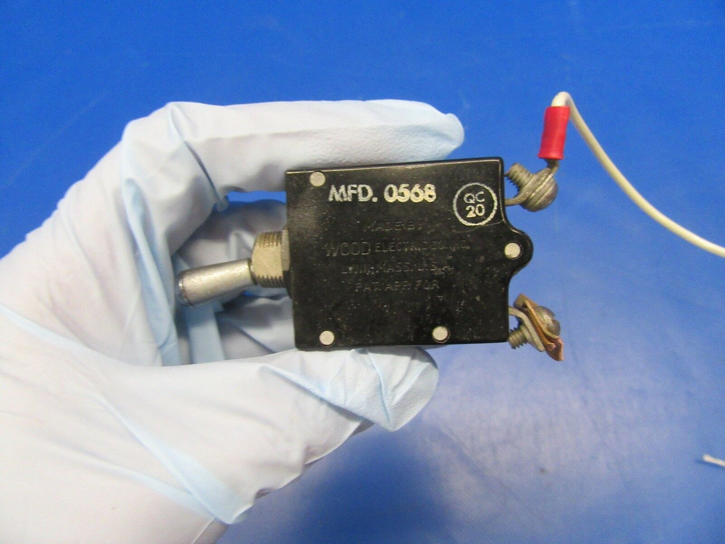 Beech Baron D55 Toggle Switch P/N CB-311OC W31X1007-10 (1217-124)