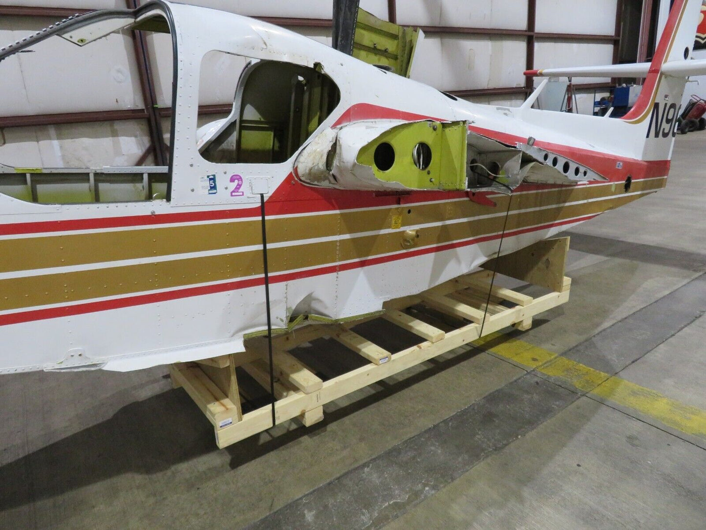 Damaged 1979 Lake LA-4-200 S/N 963 Fuselage For Parts (0822-107)