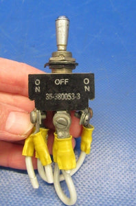 Beech Baron Toggle Switch P/N 35-380053-11 (1118-43)