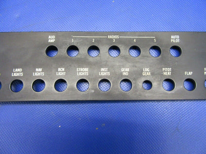 Cessna 177RG Astronics Electroluminescent Panel P/N 2013152-1 (0621-381)