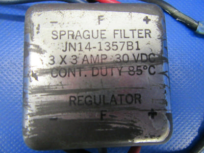 Cessna 310 / T310Q Sprague Noise Filter 30 VDC P/N JN14-1357B1 (0519-482)