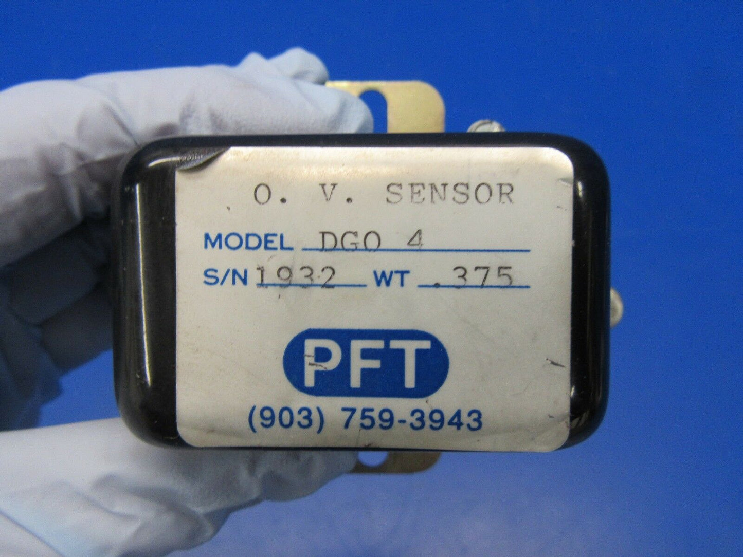 PFT Over Voltage Sensor P/N DGO4 (0518-375)