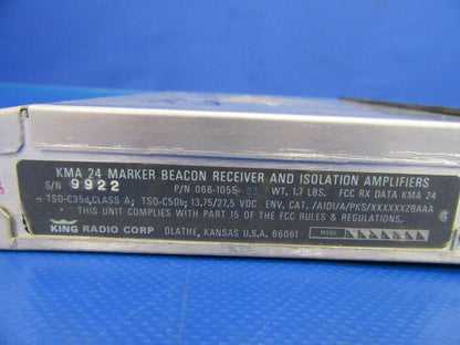 King KMA 24 Audio Panel 066-1055-03 w/8130 (0619-400)