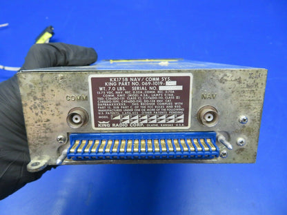 King KX 175B Nav Comm w/ Connector & Tray 14V 069-1019-00 PARTS (0221-62)