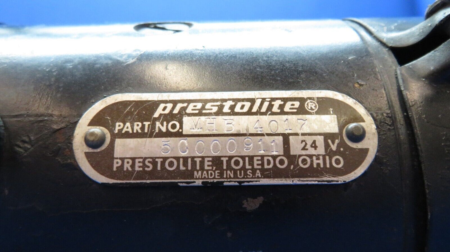 Prestolite Starter 24V P/N MHB4017 Tested w/ Warranty (0523-832)