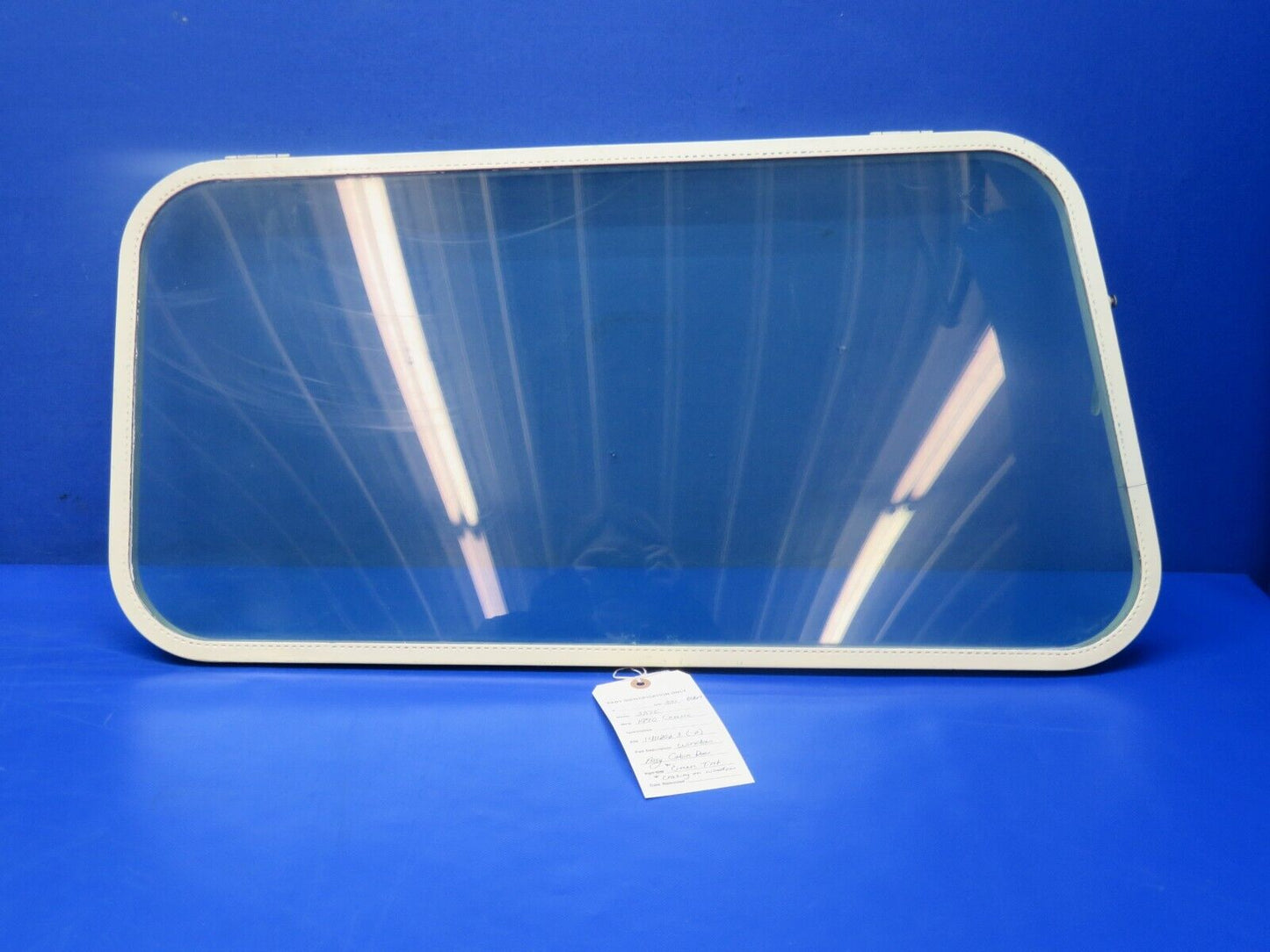 Cessna 337 / 337E Window Assy Cabin Door, Green Tint P/N 1411202-3 (0124-1170)