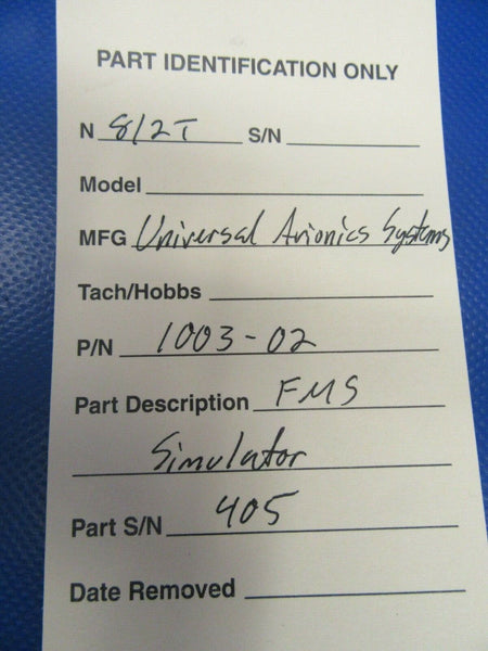 Universal Avionics Systems FMS Simulator P/N 1003-02 (1119-301)