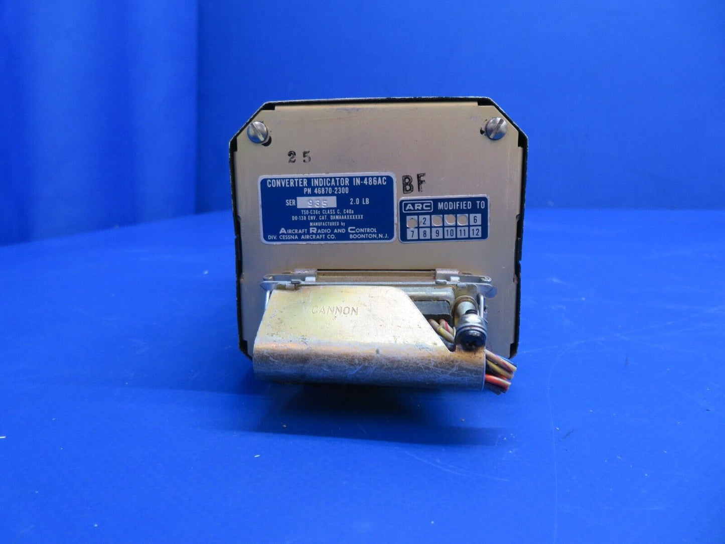 ARC IN-486AC Converter Indicator Mods 1, 3-5 P/N 46870-2300, IN-486AC (1022-733