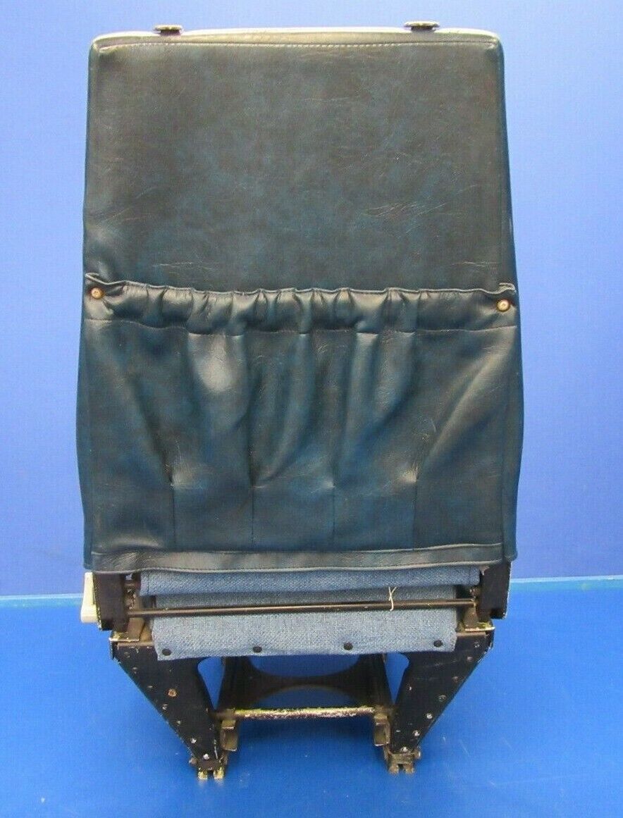 Beech Sierra B-24R Co-Pilot Seat RH Blue Tweed 169-534024-602 (0719-231)