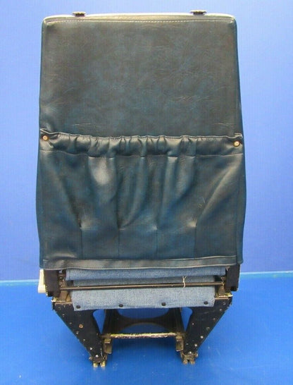 Beech Sierra B-24R Co-Pilot Seat RH Blue Tweed 169-534024-602 (0719-231)