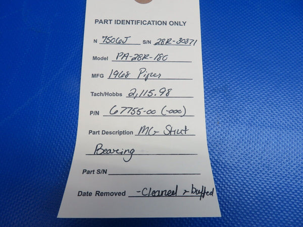 Piper PA-28R-180 Main Gear Strut Bearing P/N 67755-00, 67755-000 (0224-1406)