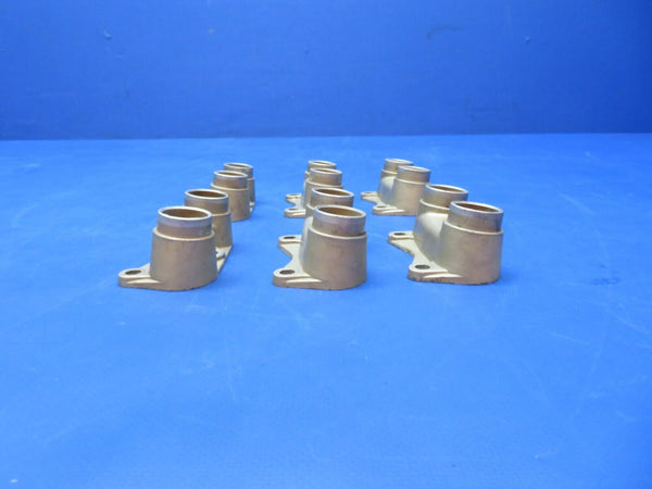 Continental O-300 Push Rod Housing Flange P/N 653818 LOT OF 6 (0823-386)