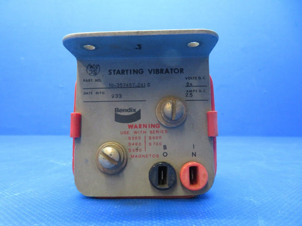 Bendix Starting Vibrator 24v P/N 10-357487-241C TESTED (0224-257)