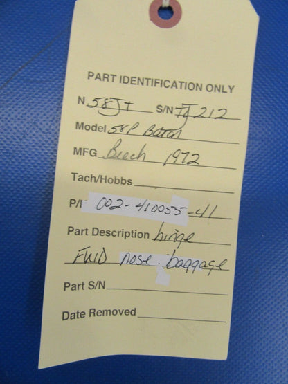 Beech Baron 58P Hinge FWD Nose Baggage P/N 002-410055-41 (0618-196)