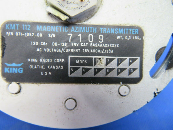 King KMT 112 Magnetic Azimuth Transmitter 28V 071-1052-00 (0920-39)