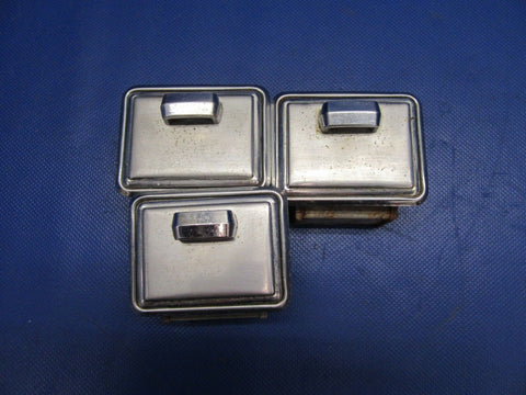 Beech Baron 95-B55 Ash Tray P/N 2A20580 LOT OF 3 (1121-356)