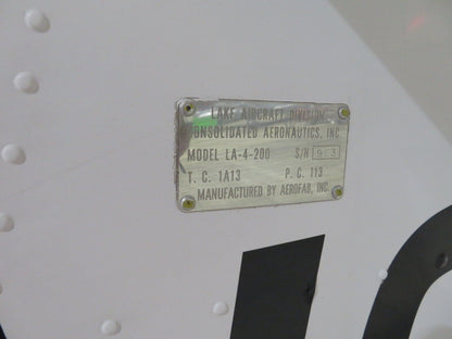 Damaged 1979 Lake LA-4-200 S/N 963 Fuselage For Parts (0822-107)