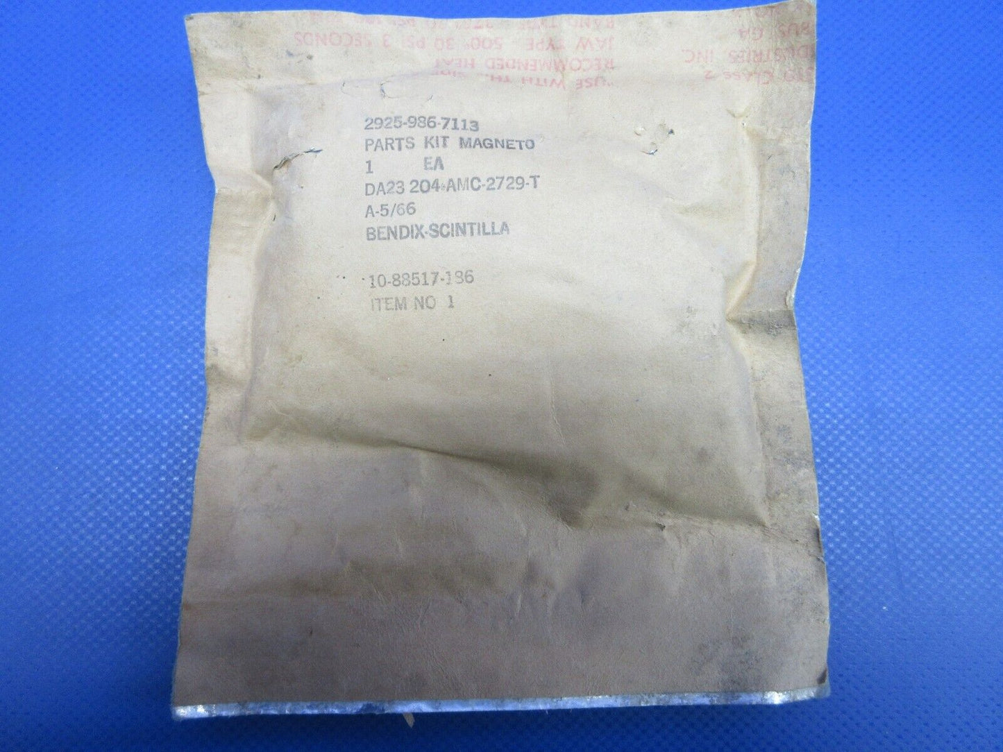 Bendix Magneto Part Kit P/N 10-88517-196 NOS (0324-1062)