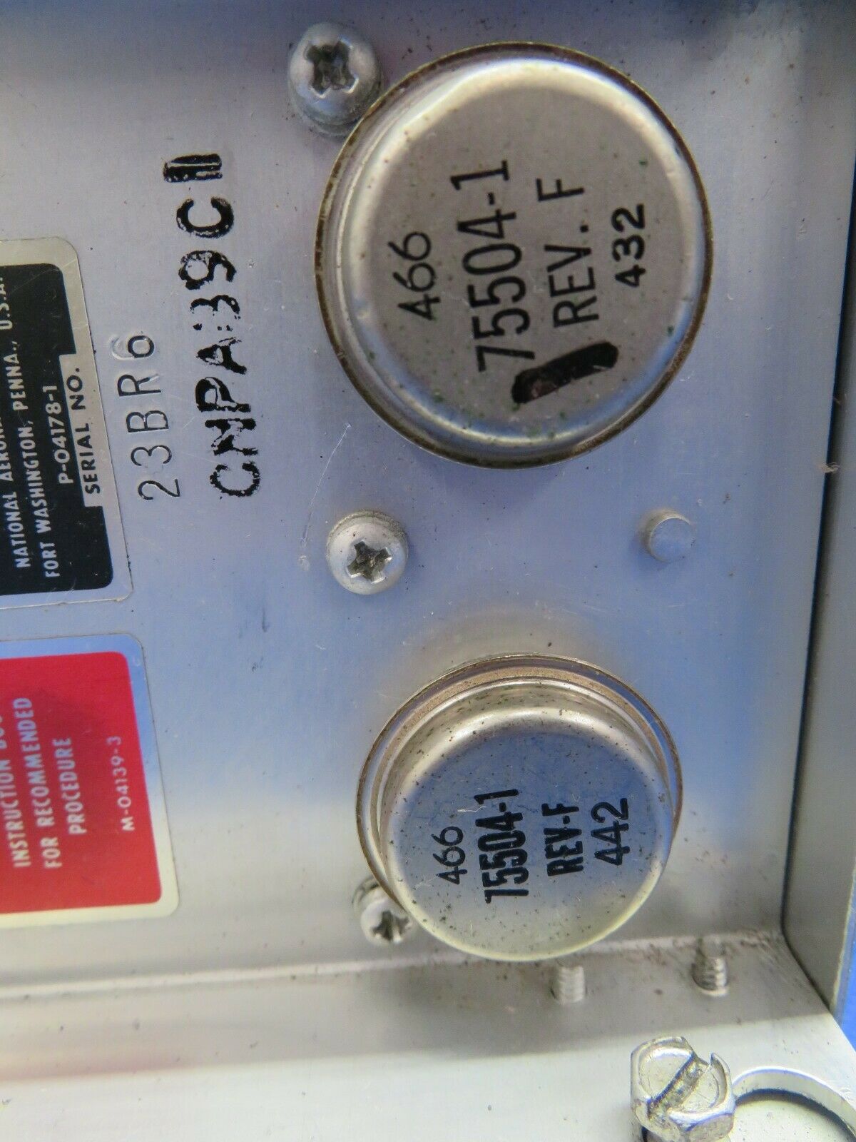 Beech G35 Bonanza Narco Power Audio Unit 14V P/N T-12-MP-12 (0620-378)