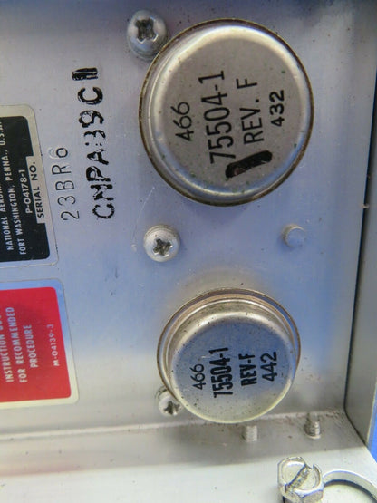 Beech G35 Bonanza Narco Power Audio Unit 14V P/N T-12-MP-12 (0620-378)