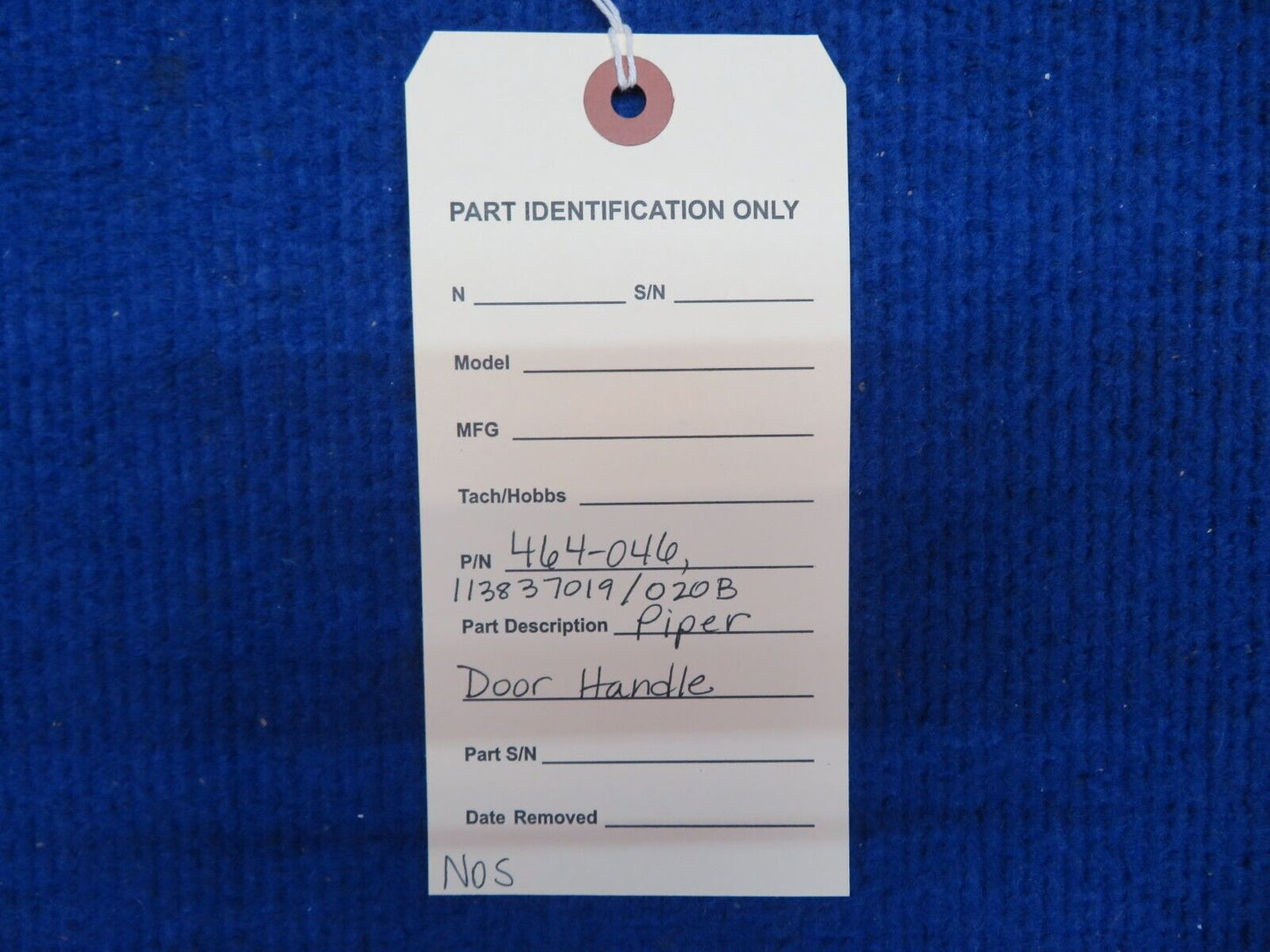 Piper Door Handle P/N 464-046 NOS (0822-572)