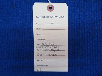 Piper Door Handle P/N 464-046 NOS (0822-572)