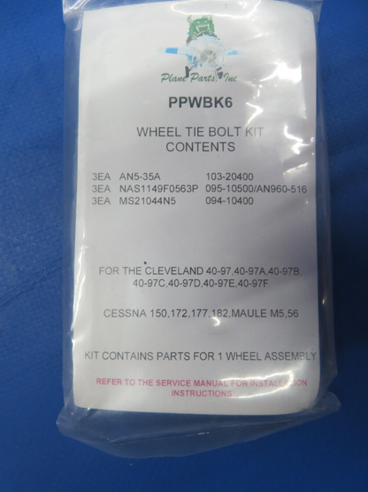 Stinson 108-1 Cleveland 6.00 x 6 OTBD Wheel Half 40-97D OVERHAULED (0923-301)
