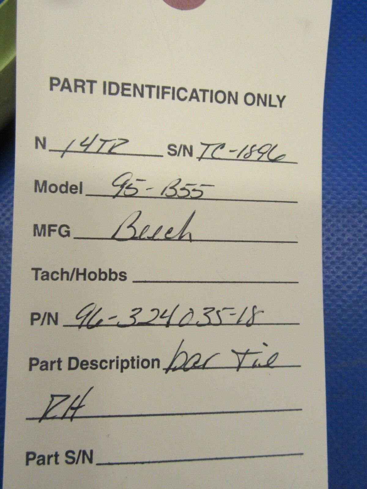 Beech Baron 95-B55 Bar Tie RH P/N 96-324035-18 (1118-62)
