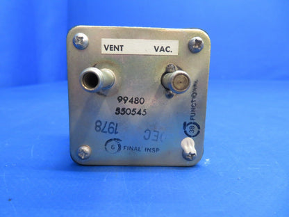 Piper PA-28-236 Dakota Airborne Gyro Suction Gauge P/N 1G10-1 (0223-826)