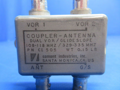 Comant Industries VOR / Glideslope Coupler P/N CI-505 (0123-689)