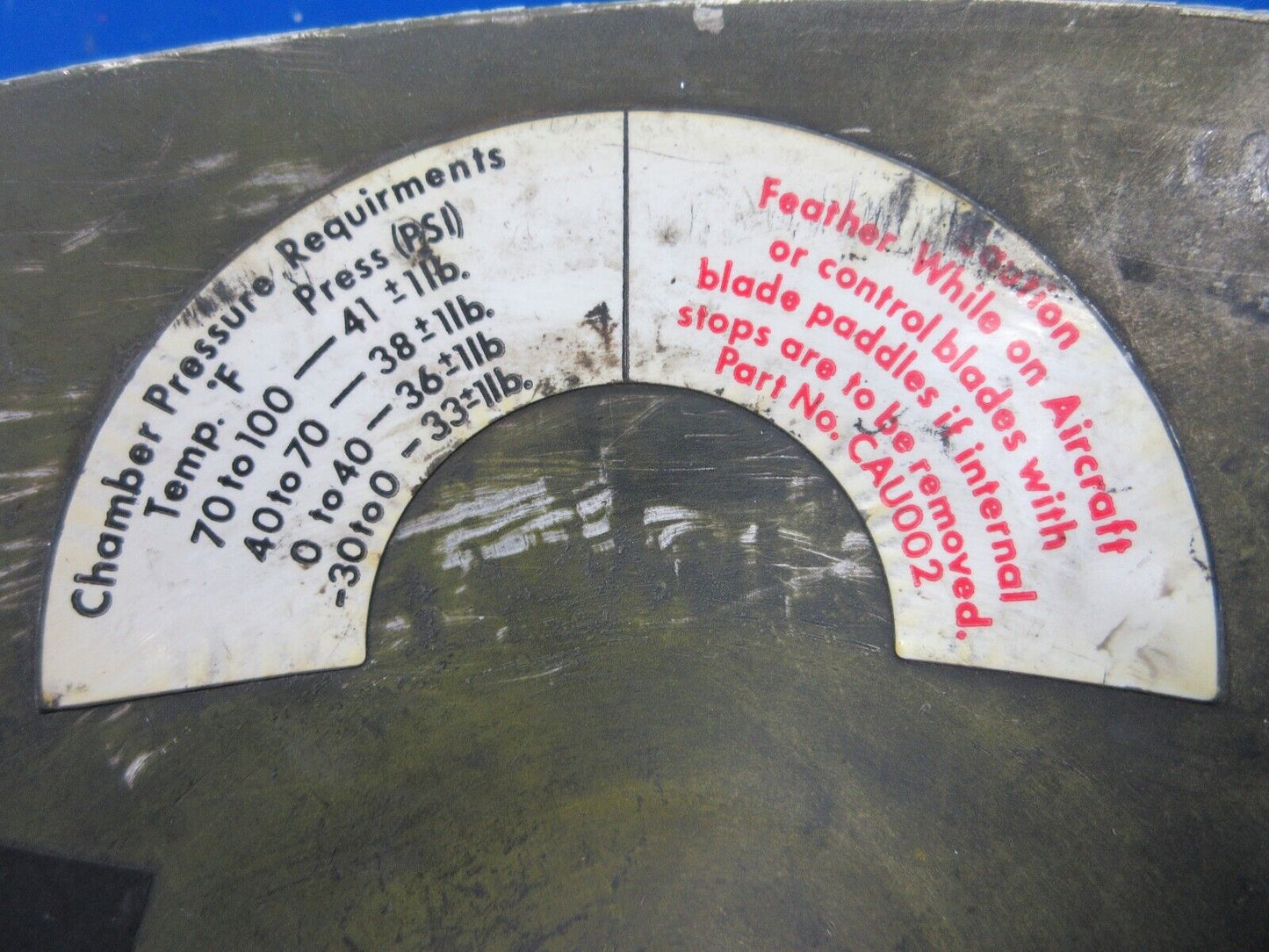 Piper Seneca PA34 Propeller Spinner Cap P/N 96836-02 (1223-638)