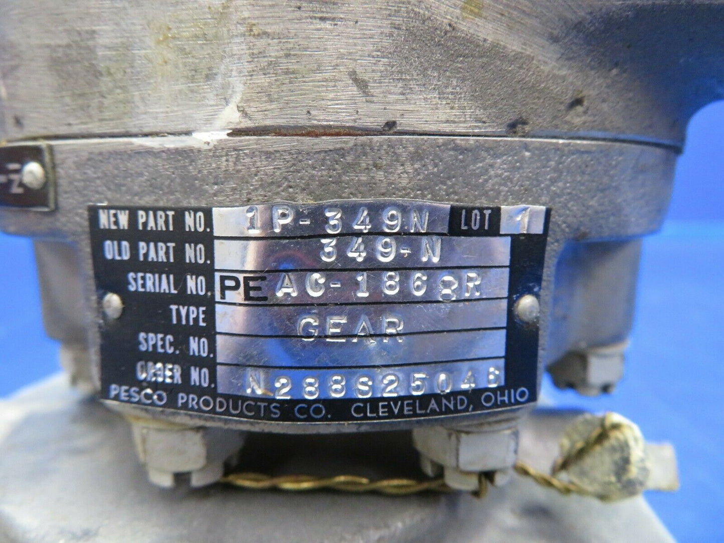 Pesco Pump Hydraulic Unit Vintage 1945 P/N 1P-349-N NOS (0720-576)