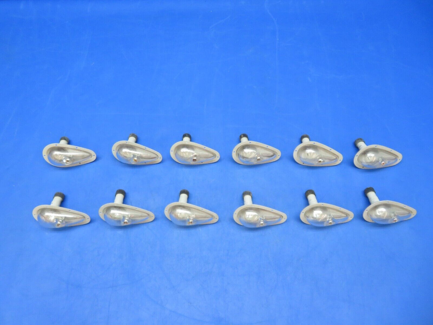 Grimes Aviation Upward Light 13v AN3097-1 Cracked Lenses LOT OF 12 (0923-552)