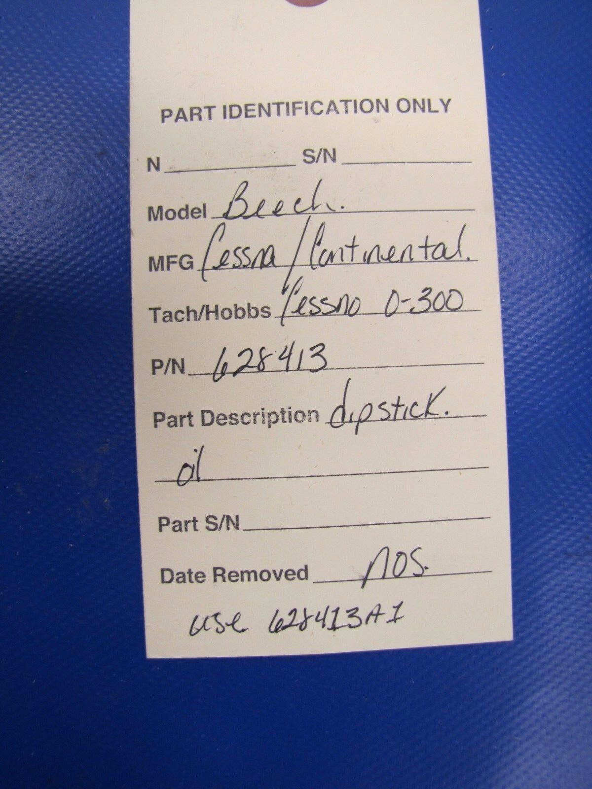 Continental O-300 Dipstick P/N 628413 NOS (0417-135)