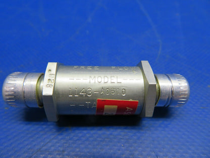 Piper Valve Hydraulic Restrictor Landing Gear 1143-A0610 484-459 NOS (0720-446)