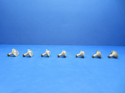 Grimes Aviation Upward Light 26v P/N AN3097-2 Cracked Lenses LOT OF 7 (0923-551)