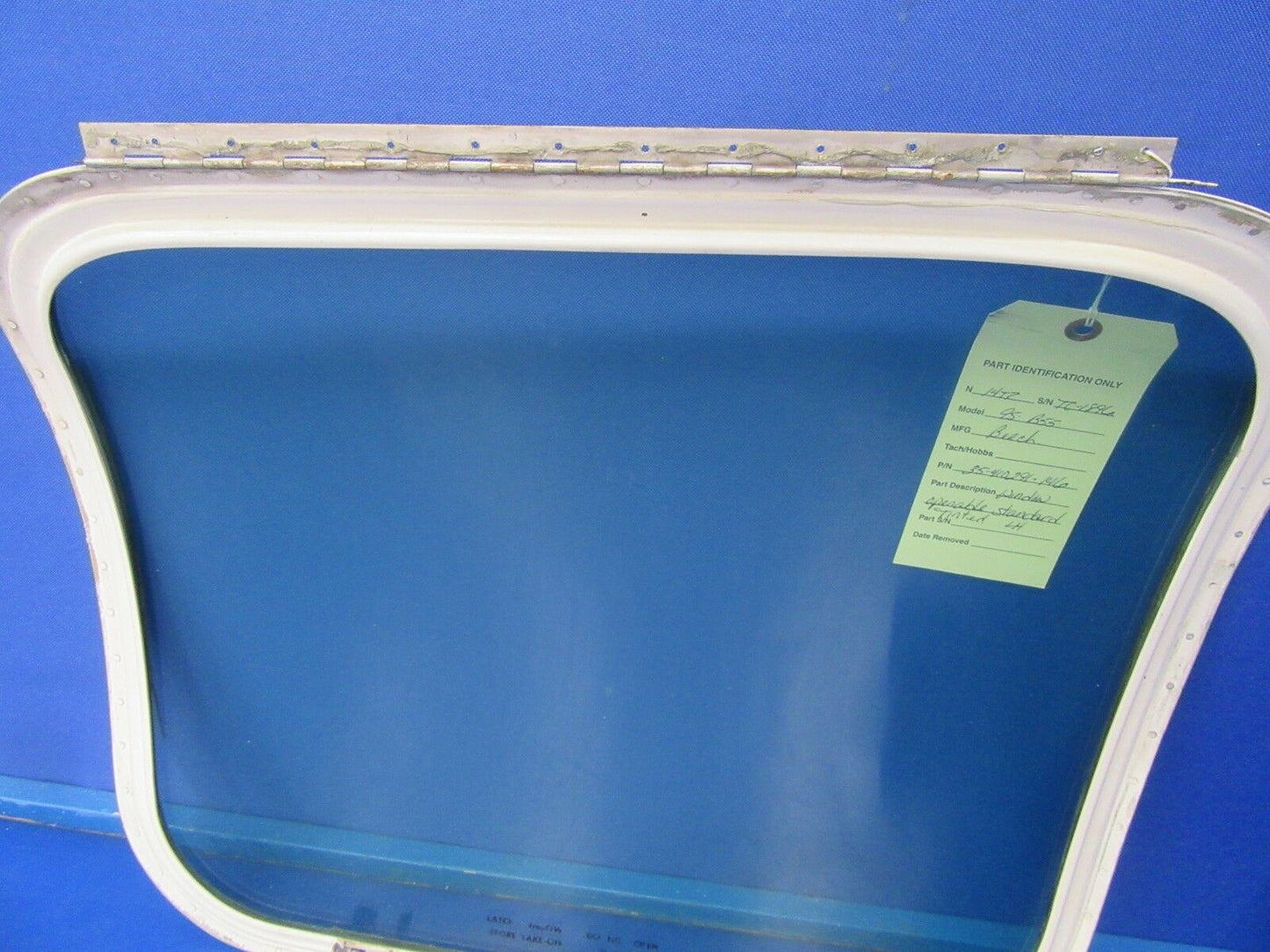 Beech Baron 95-B55 Window LH Openable Standard Green Tint 35-410291-147 (1118-10