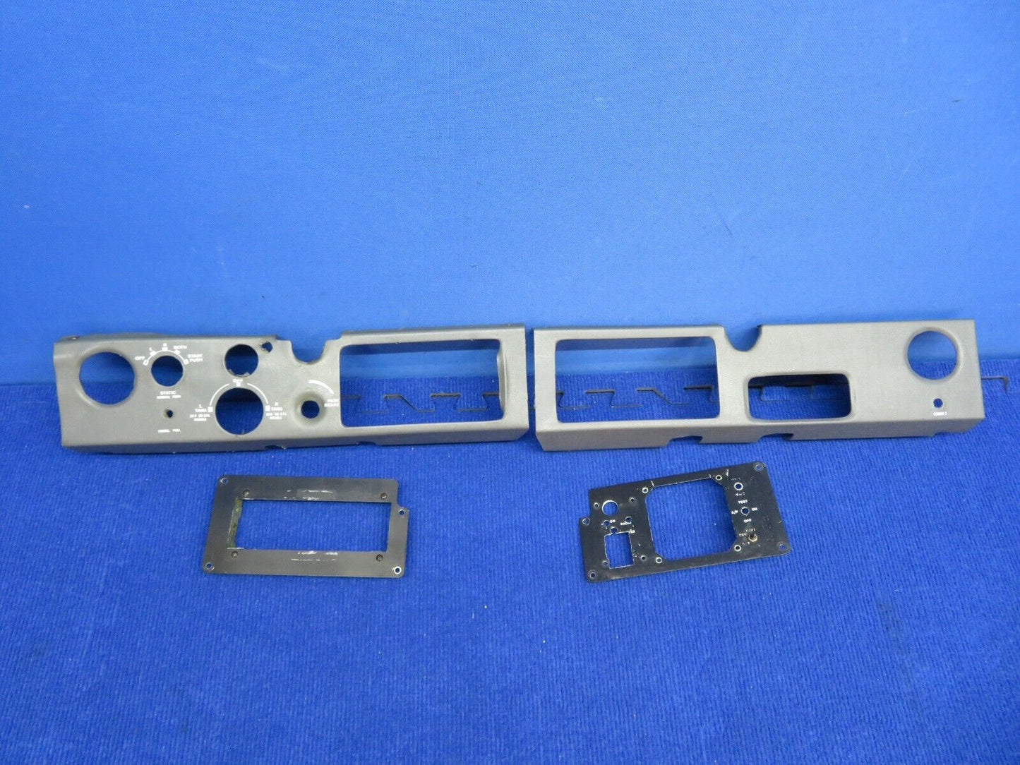 Socata TB-10 Instrument Panel LH & RH Sheathed Strip P/N 74025512 (0622-977)