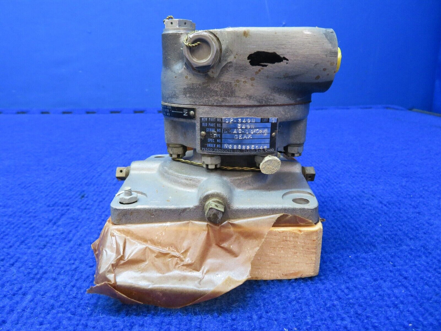Pesco Hydraulic Pump P/N 1P-349N Vintage NOS (0722-326)