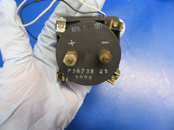 Beech Baron Load Meter Lighted 28VDC P/N 96-384053-1 (1217-108)